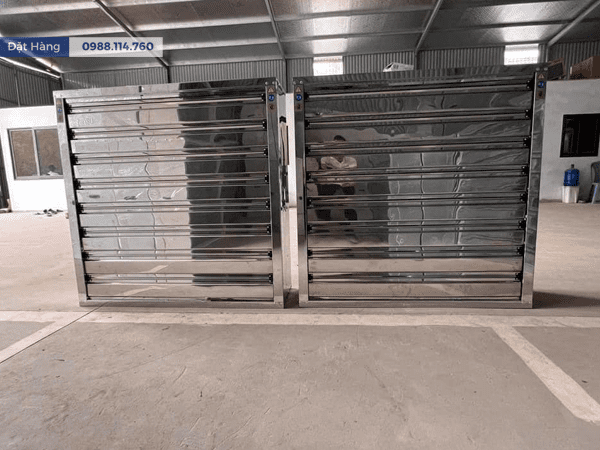 Quạt Hút Công Nghiệp 1000x1000 Full Inox