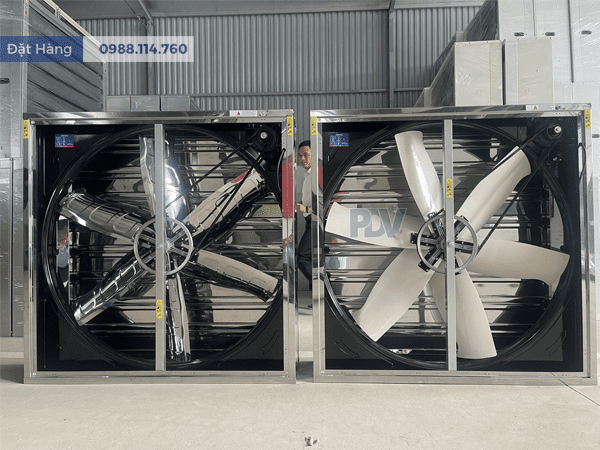Quạt Hút Công Nghiệp 800x800 Full Inox