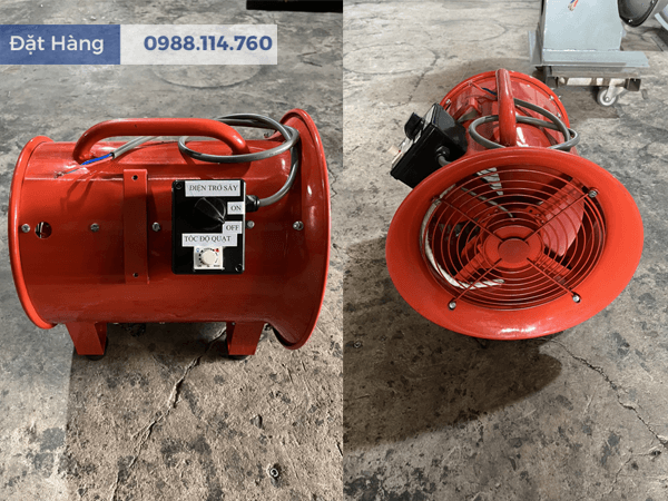 Ảnh Thật Quạt Sấy Công Nghiệp 3KW QS3K