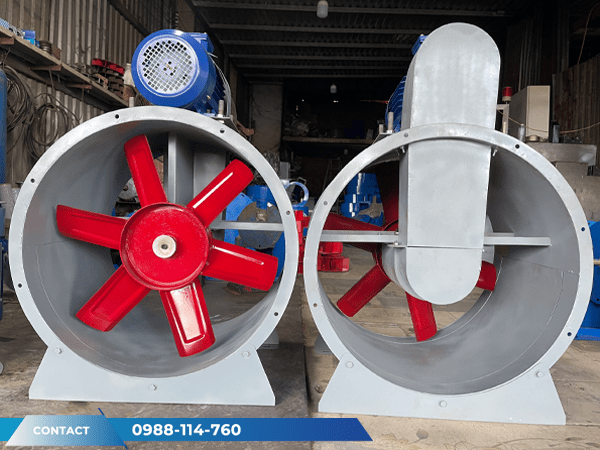 Ảnh Thật Quạt Hướng Trục Gián Tiếp 5HP