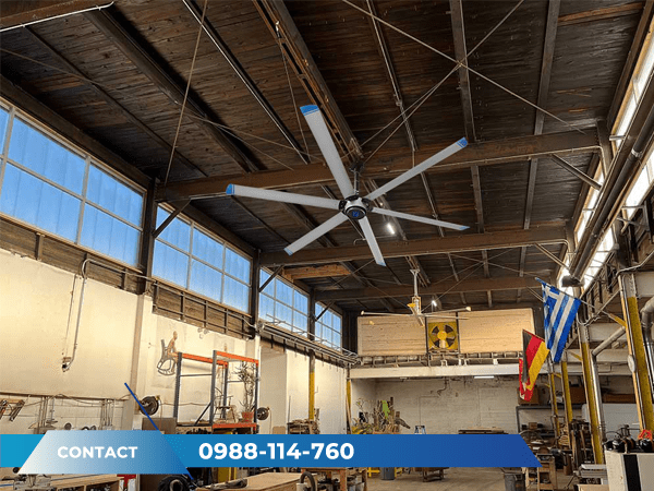 Ảnh Thực Tế Quạt Trần Công Nghiệp