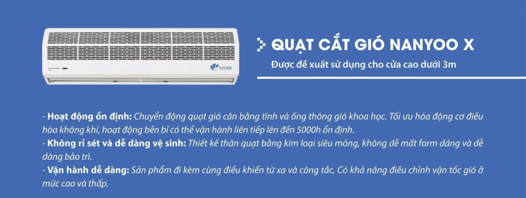 Quạt Cắt GIó Nanyoo X