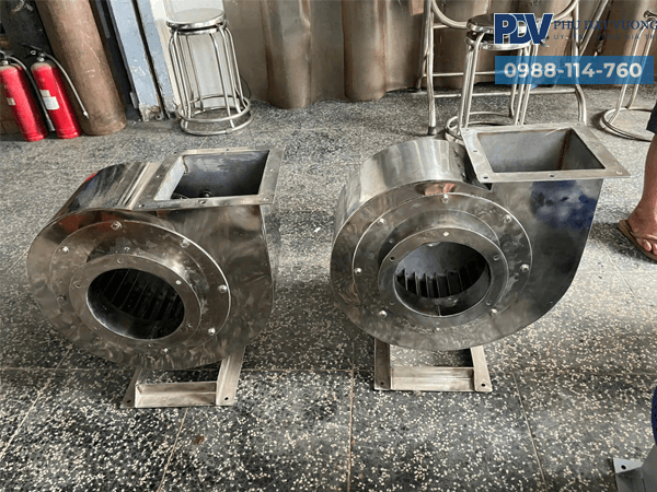 Hình Ảnh Quạt Ly Tâm Trung Áp Inox 304