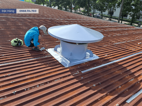 Hình Thực Tế Quạt Thông Gió Nóc TGN-35