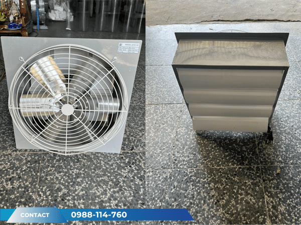Hình Thực Tế Quạt Thông Gió Vuông 400x400