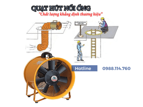 Ứng dụng của quạt hút xách tay