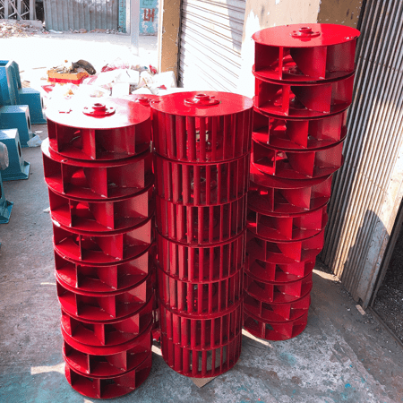 Ảnh Thật Cánh Quạt Ly Tâm Công Nghiệp