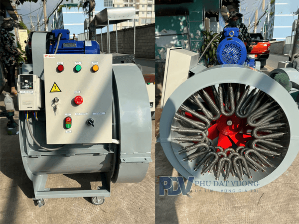 Hình Thực Tế Quạt Sấy Công Nghiệp 80KW