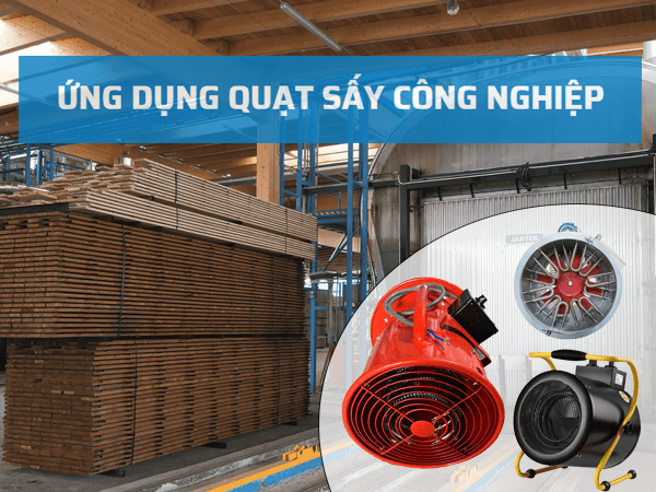 Ứng Dụng Quạt Sấy Công Nghiệp