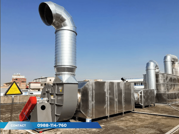Hệ Thống Quạt Ly Tâm Hút Khói Công Nghiệp