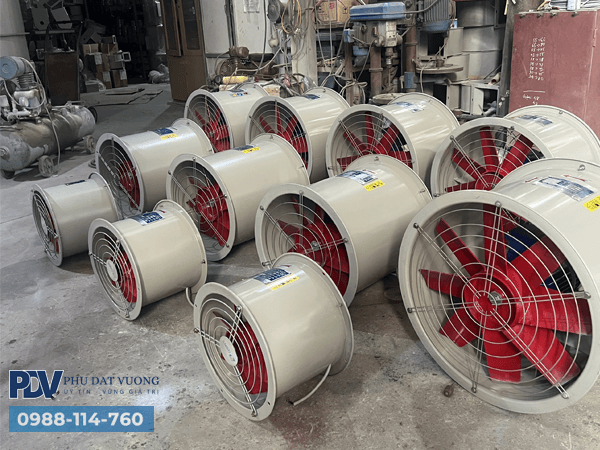 Hình Ảnh Quạt Hướng Trục Trung Áp 204