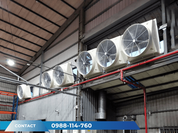 Quạt Thông Gió Composite Cánh Nhôm
