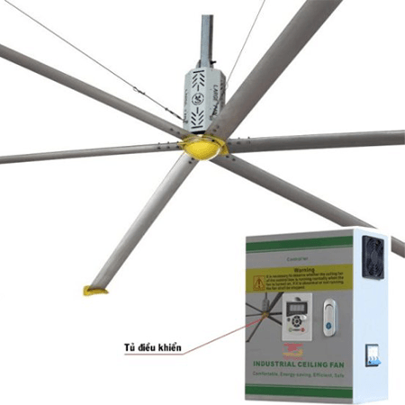 Quạt Trần Công Nghiệp HLVS YS-YCWZ320CM