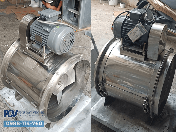 Hình Ảnh Quạt Hướng Trục Inox 304